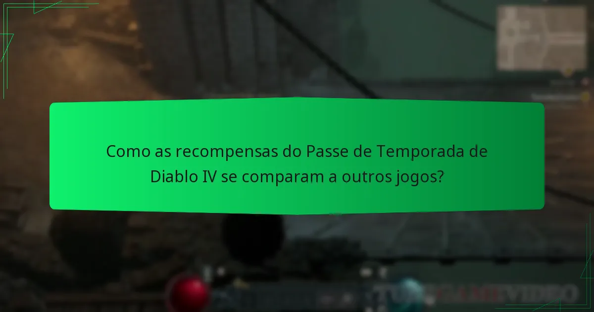 Como os jogadores desbloqueiam recompensas no Passe de Temporada de Diablo IV?