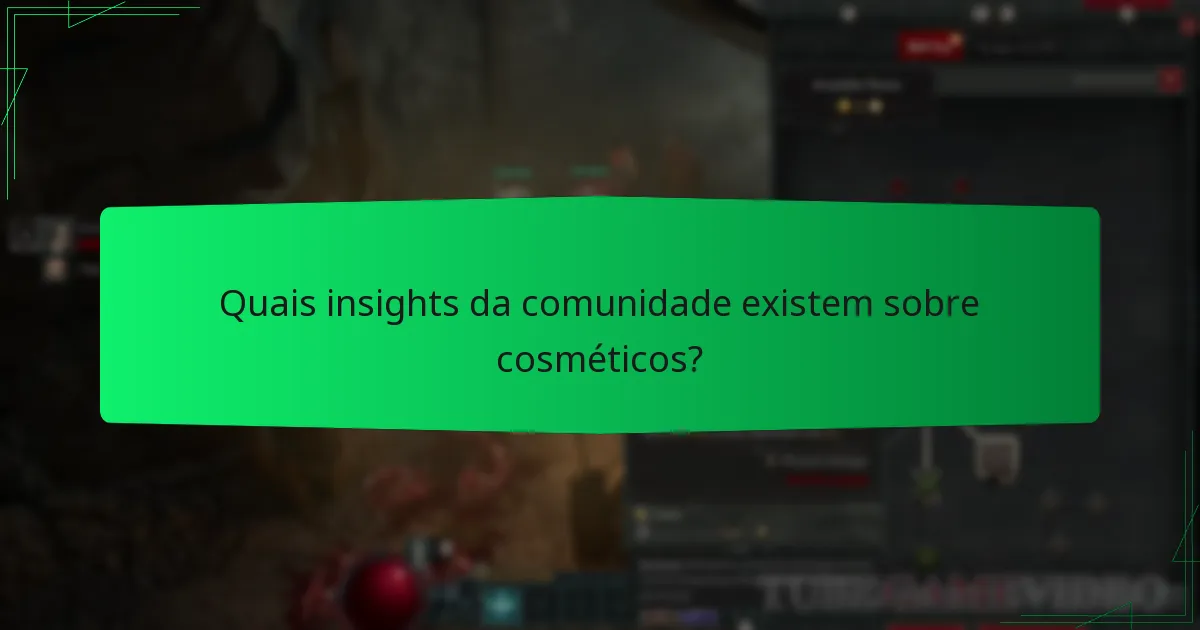 Como os diferentes cosméticos se comparam em Diablo IV?